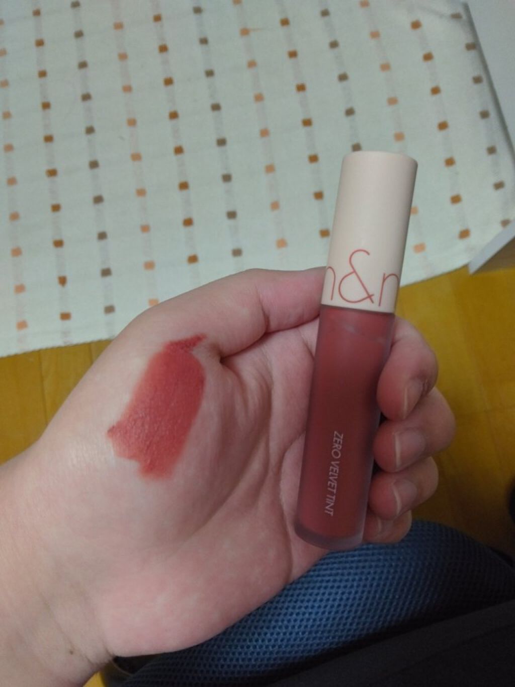 ゼロベルベットティント/rom&nd/リップティントを使ったクチコミ（1枚目）