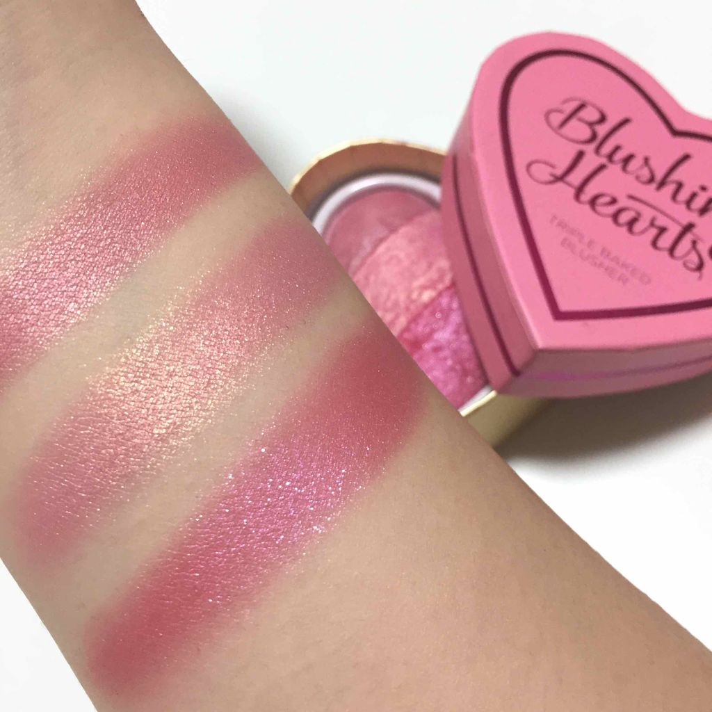 ブラッシング ハート/MAKEUP REVOLUTION/パウダーチークを使ったクチコミ(1枚目)