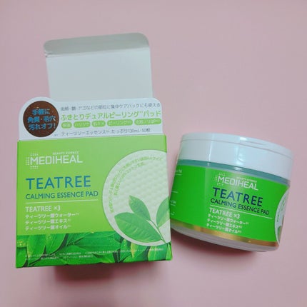 ティーツリーカーミングエッセンスパッド/MEDIHEAL/トナーパッドを使ったクチコミ(1枚目)