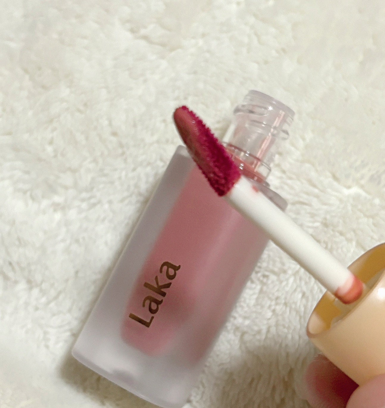 ぺこ on LIPS 「Lakaフルーティグラムティント103ハミング高保湿&高光沢テ..」(2枚目)