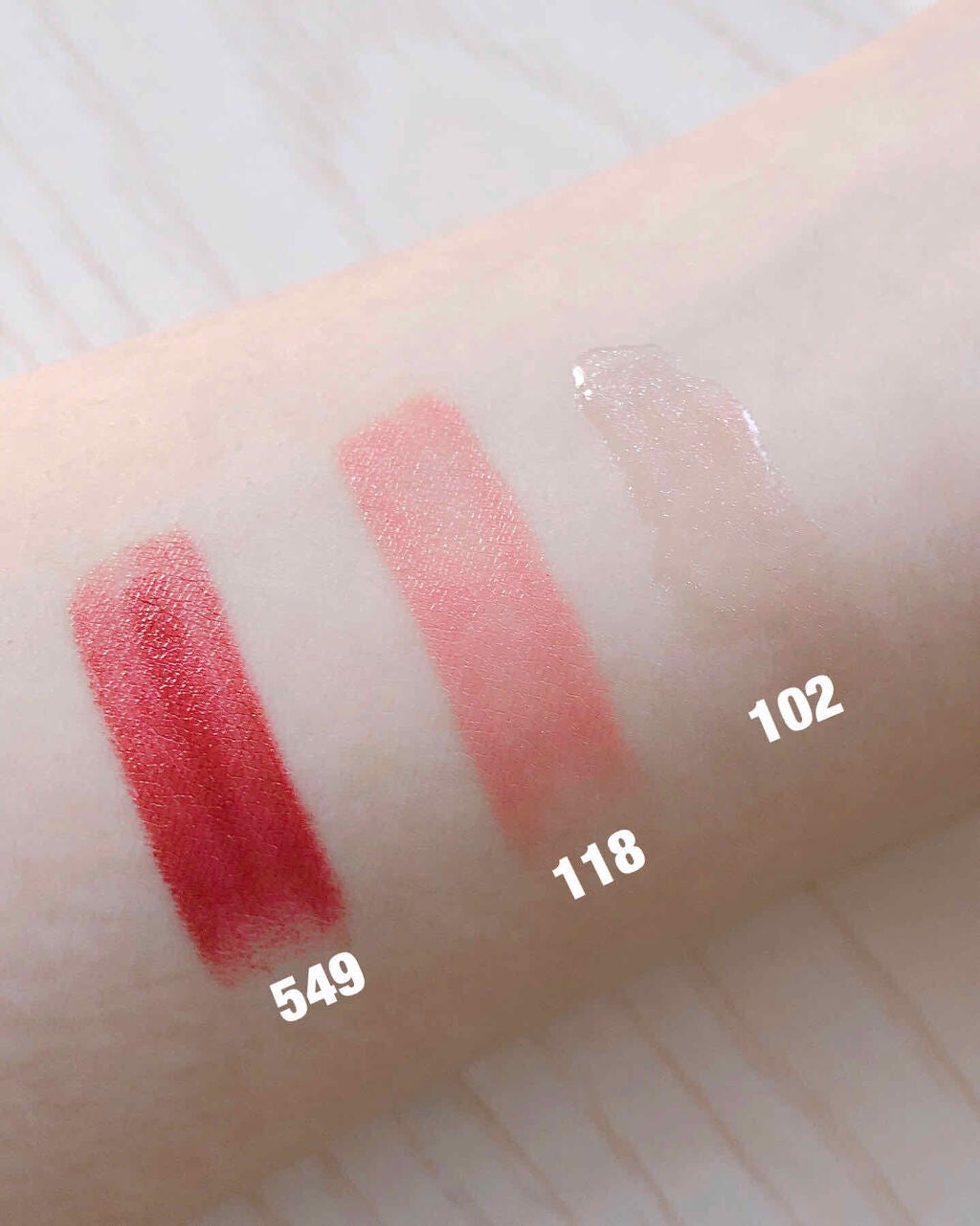 口紅(詰替用)/ちふれ/口紅を使ったクチコミ(3枚目)