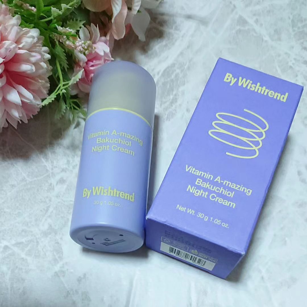 ビタミンA-mazingバクチオールナイトクリーム/By Wishtrend/フェイスクリームを使ったクチコミ（2枚目）
