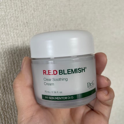 レッドブレミッシュ クリアスージングクリーム/Dr.G/フェイスクリームを使ったクチコミ(1枚目)