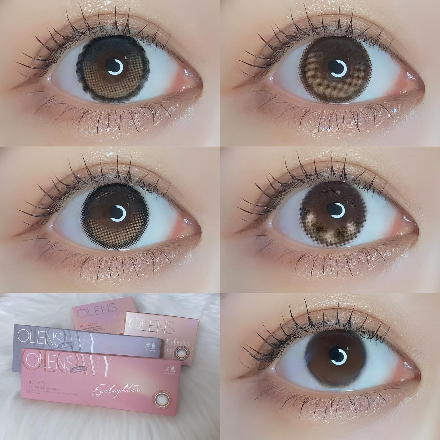 Glowy 1day/OLENS/ワンデー(1DAY)カラコンを使ったクチコミ(8枚目)