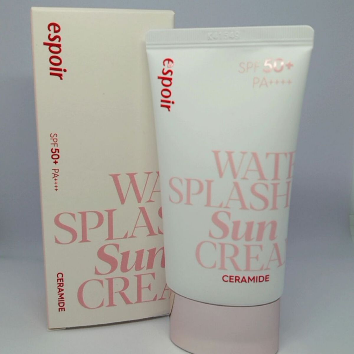 ウォータースプラッシュサンクリーム セラミド/espoir/日焼け止めクリームを使ったクチコミ（1枚目）