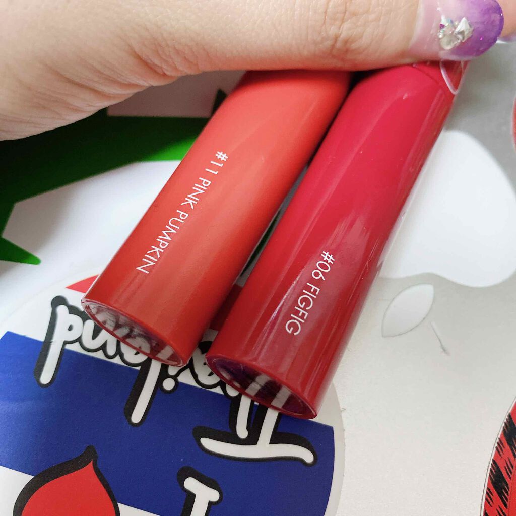 ジューシーラスティングティント/rom&nd/リップティントを使ったクチコミ(1枚目)