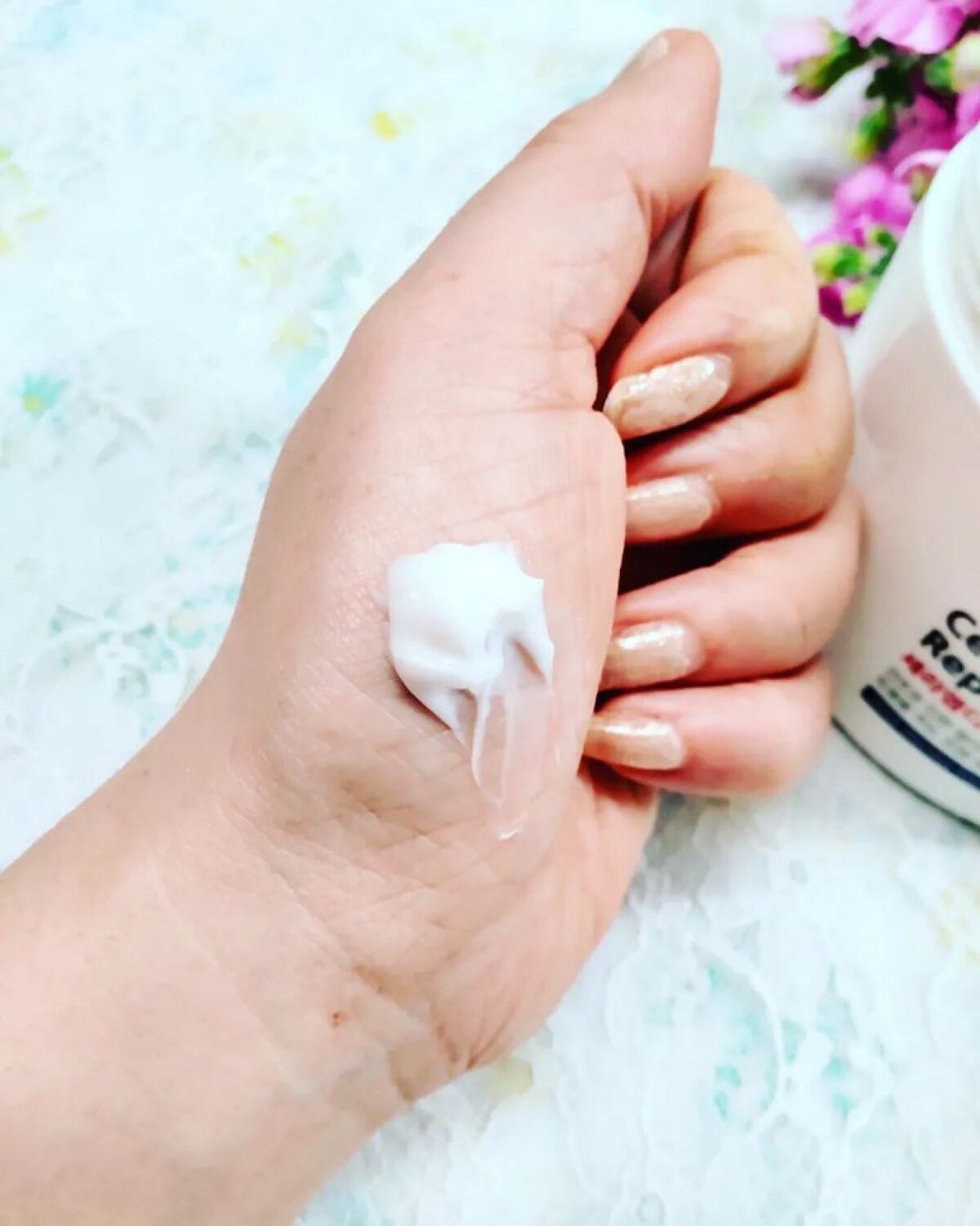 Derma:B セラMD　リペアクリームのクチコミ「「1度塗っただけで2度塗ったようなうるおい感💙韓国発❣大人気ボディケア セラMDリペアクリーム.....」（3枚目）