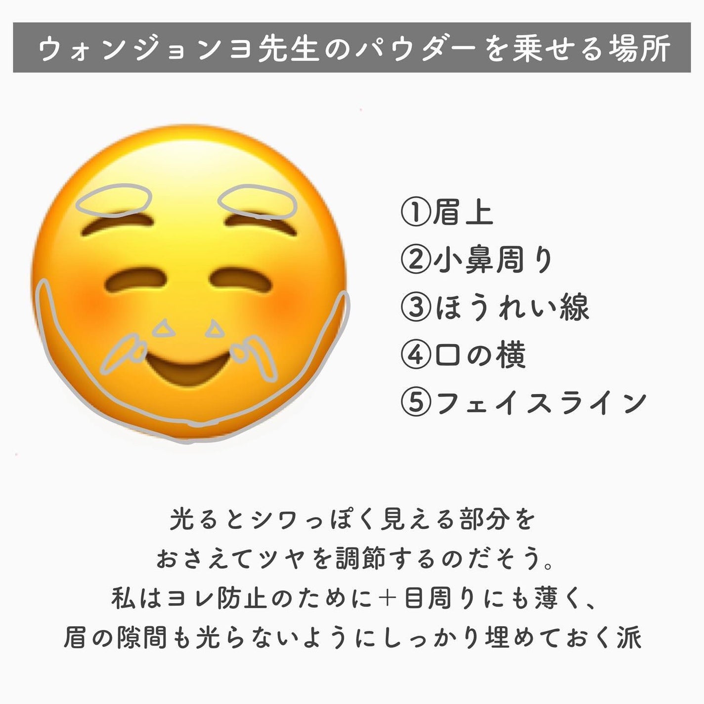 ウォンジョンヨ フィクシングブラーパウダー N/Wonjungyo/ルースパウダーを使ったクチコミ(10枚目)