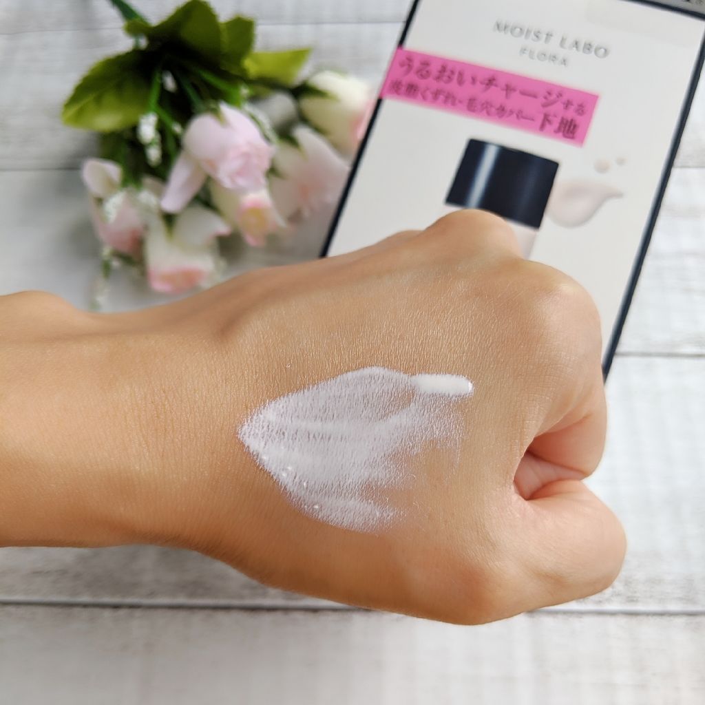 モイストラボフローラ 皮脂くずれ毛穴カバー下地/Moist Labo/化粧下地を使ったクチコミ(3枚目)