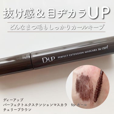 パーフェクトエクステンション マスカラ for カール/D-UP/マスカラを使ったクチコミ（1枚目）