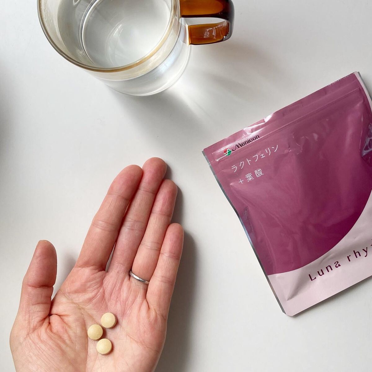 ルナリズム ラクトフェリン+葉酸/メニコン/美容サプリメントを使ったクチコミ(1枚目)