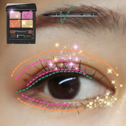 ミネラルクラッシィシャドー/エトヴォス/アイシャドウパレットを使ったクチコミ(6枚目)