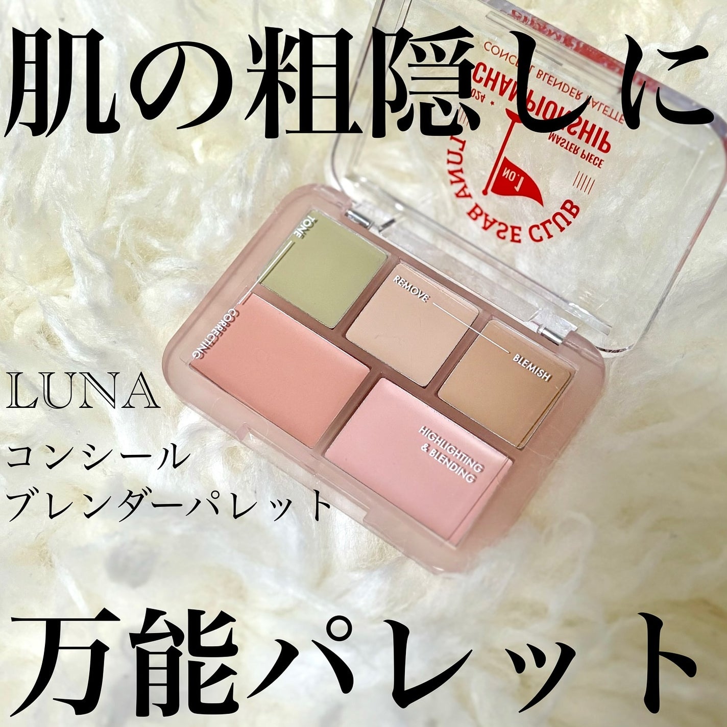 コンシールブレンダーパレット/LUNA/パレットコンシーラーを使ったクチコミ(1枚目)