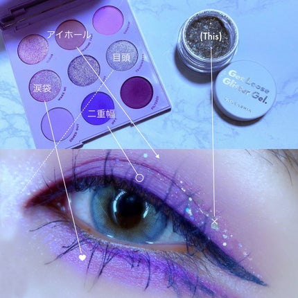 Lilac You A Lot Shadow Palette/ColourPop/アイシャドウパレットを使ったクチコミ(3枚目)