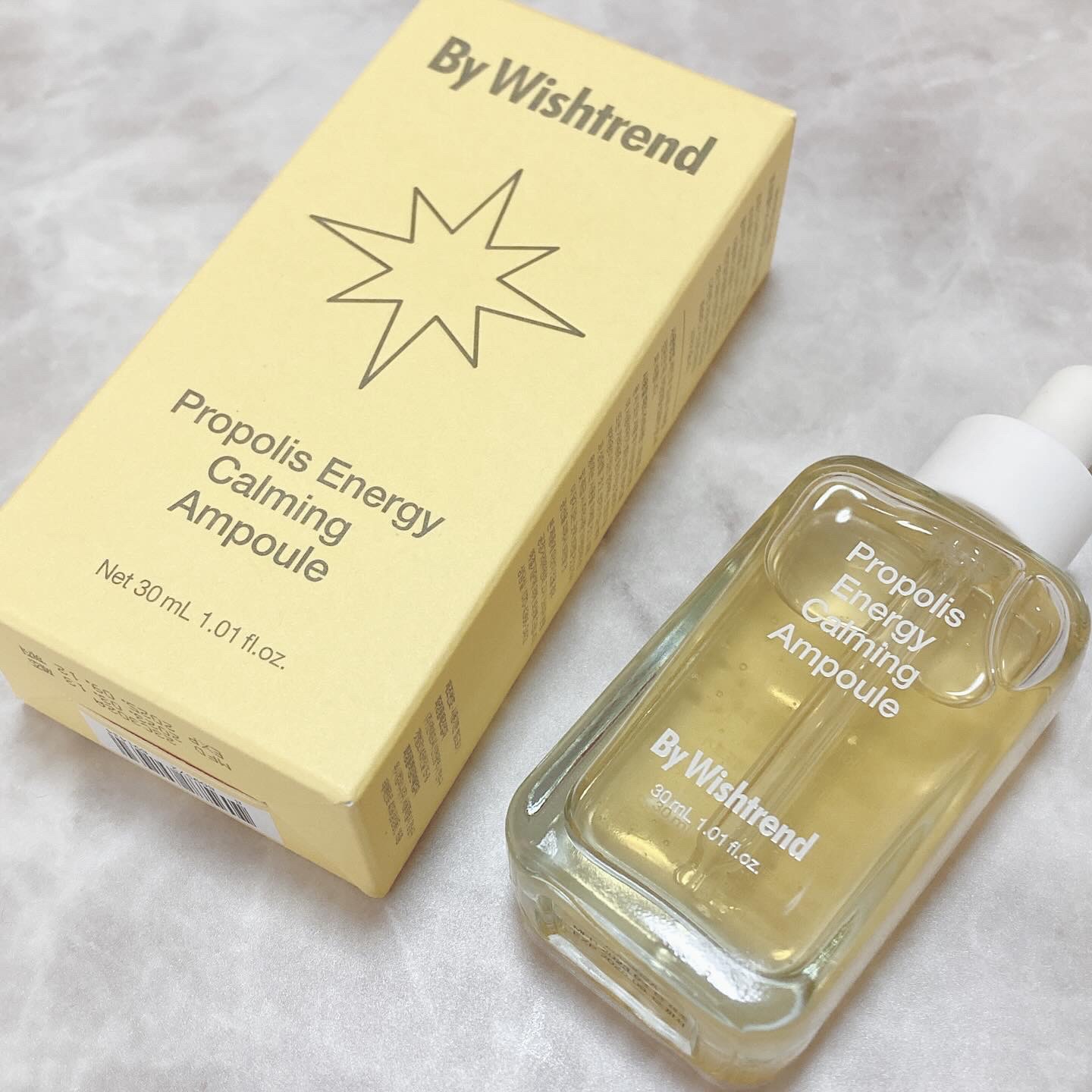 プロポリスエナジーカーミングアンプル/By Wishtrend/美容液を使ったクチコミ（1枚目）