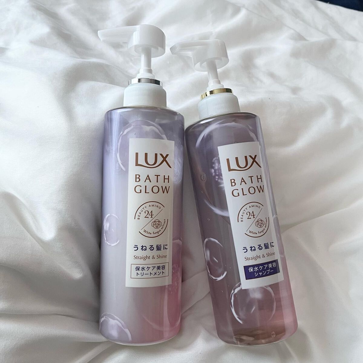 バスグロウ ストレート&シャイン シャンプー/トリートメント/LUX/市販シャンプーを使ったクチコミ(1枚目)