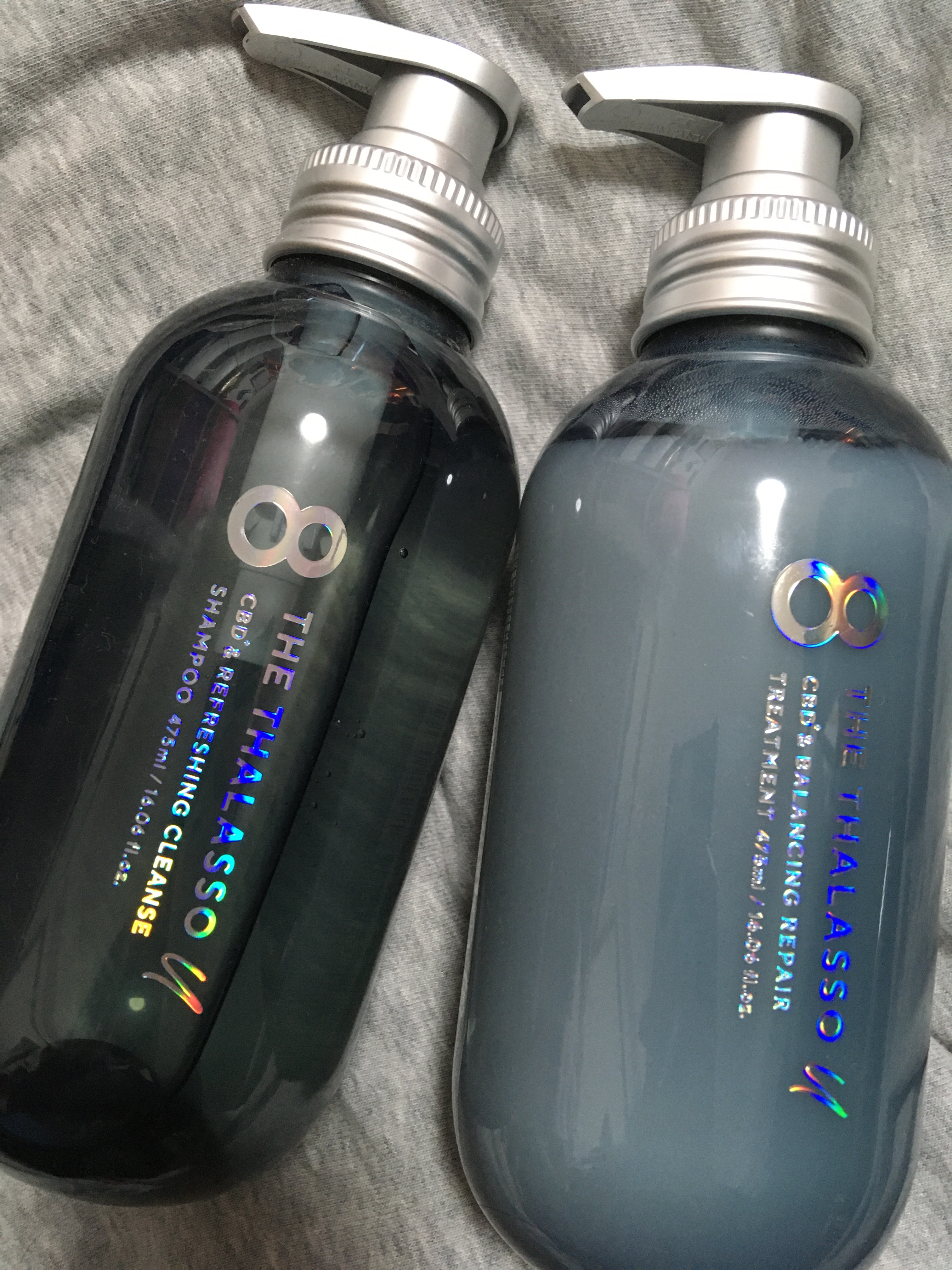 エイトザタラソ ユー CBD＆リフレッシング クレンズ 美容液シャンプー／CBD＆バランシング ダメージリペア 美容液ヘアトリートメント/エイトザタラソ/市販シャンプーを使ったクチコミ（1枚目）