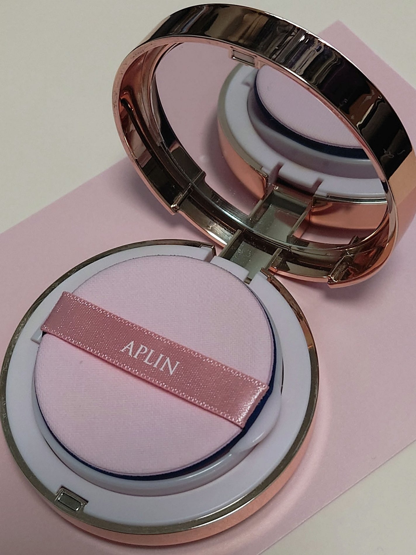 ピンクティーツリーカバーアップグロウクッション/APLIN/クッションファンデーションを使ったクチコミ(3枚目)