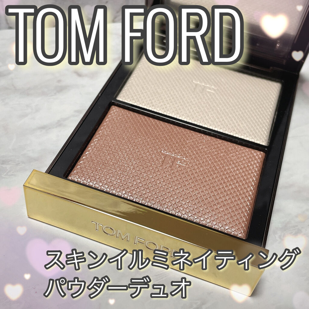 スキン イルミネイティング パウダー デュオ 01 ムードライト/TOM FORD BEAUTY/プレストパウダーを使ったクチコミ（1枚目）