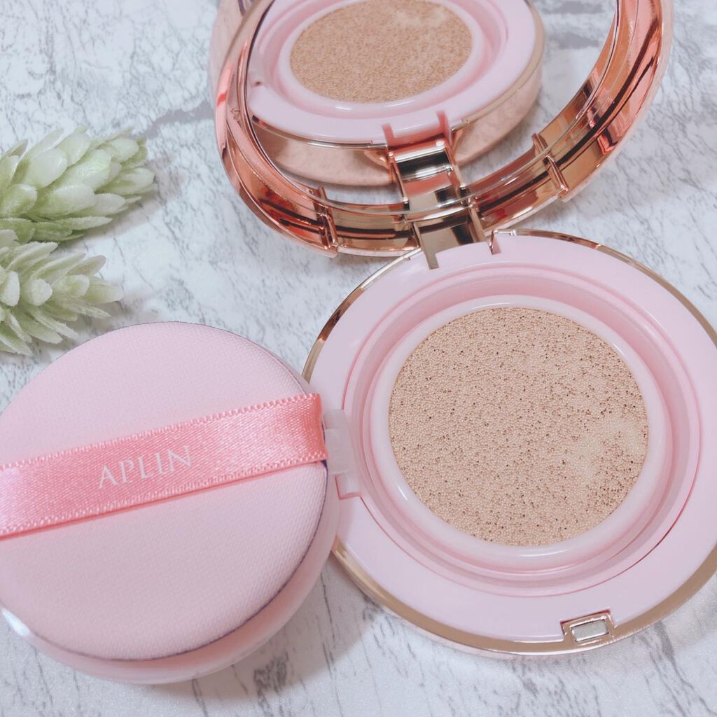 ピンクティーツリーカバークッション/APLIN/クッションファンデーションを使ったクチコミ(4枚目)