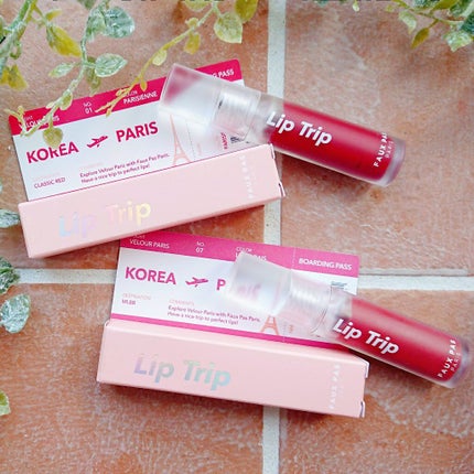 リップトリップベロアパリ 07/ル マレ/FAUX PAS PARIS/口紅を使ったクチコミ(2枚目)