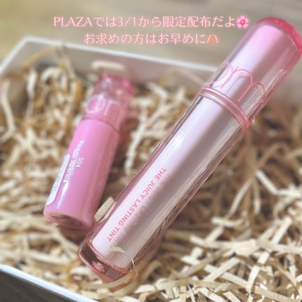 ザ ジューシーラスティングティント/rom&nd/リップティントを使ったクチコミ(5枚目)