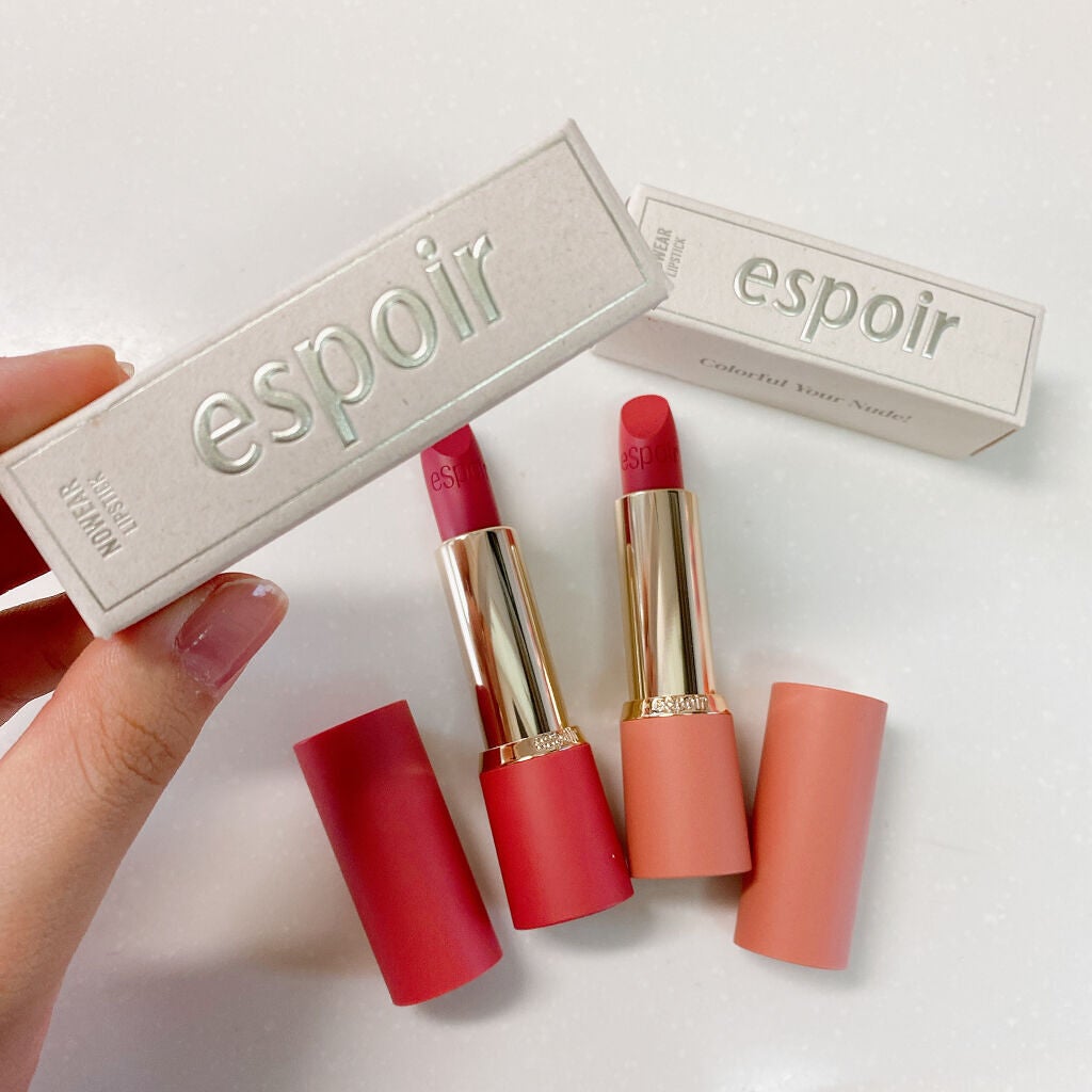 リップスティックノーウェアージェントルマット/espoir/口紅を使ったクチコミ(2枚目)