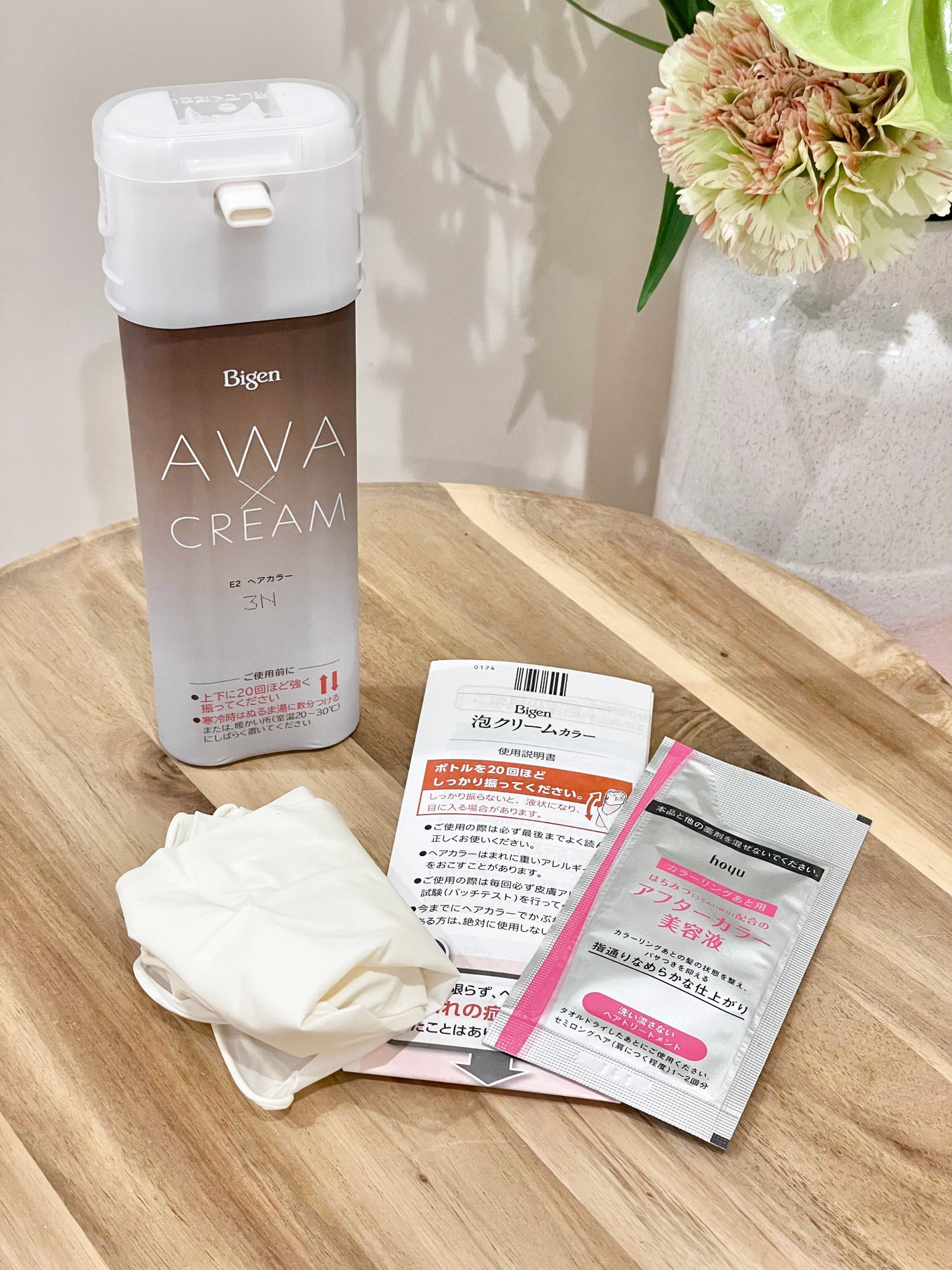 泡クリームカラー/ビゲン/ヘアカラーを使ったクチコミ(6枚目)