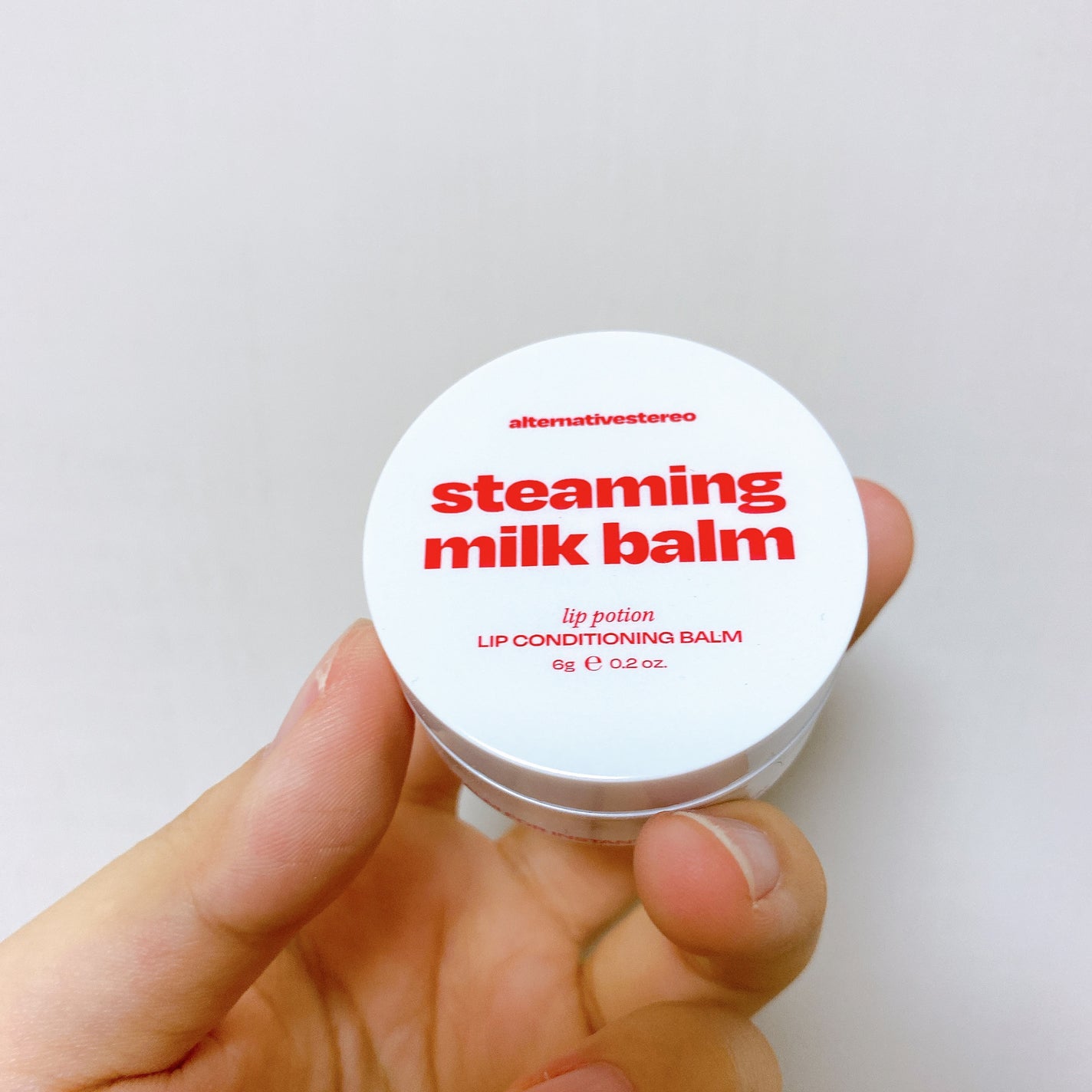 リップポーション スティーミングミルクバーム/alternativestereo/リップバームを使ったクチコミ(1枚目)