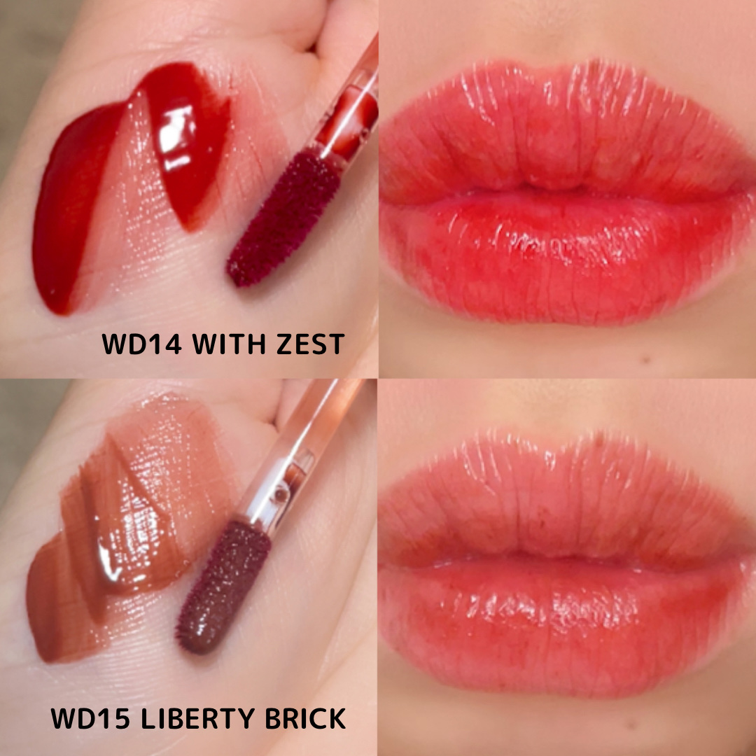 ザ ウォータリーデューティント/MERZY/リップティントを使ったクチコミ（3枚目）