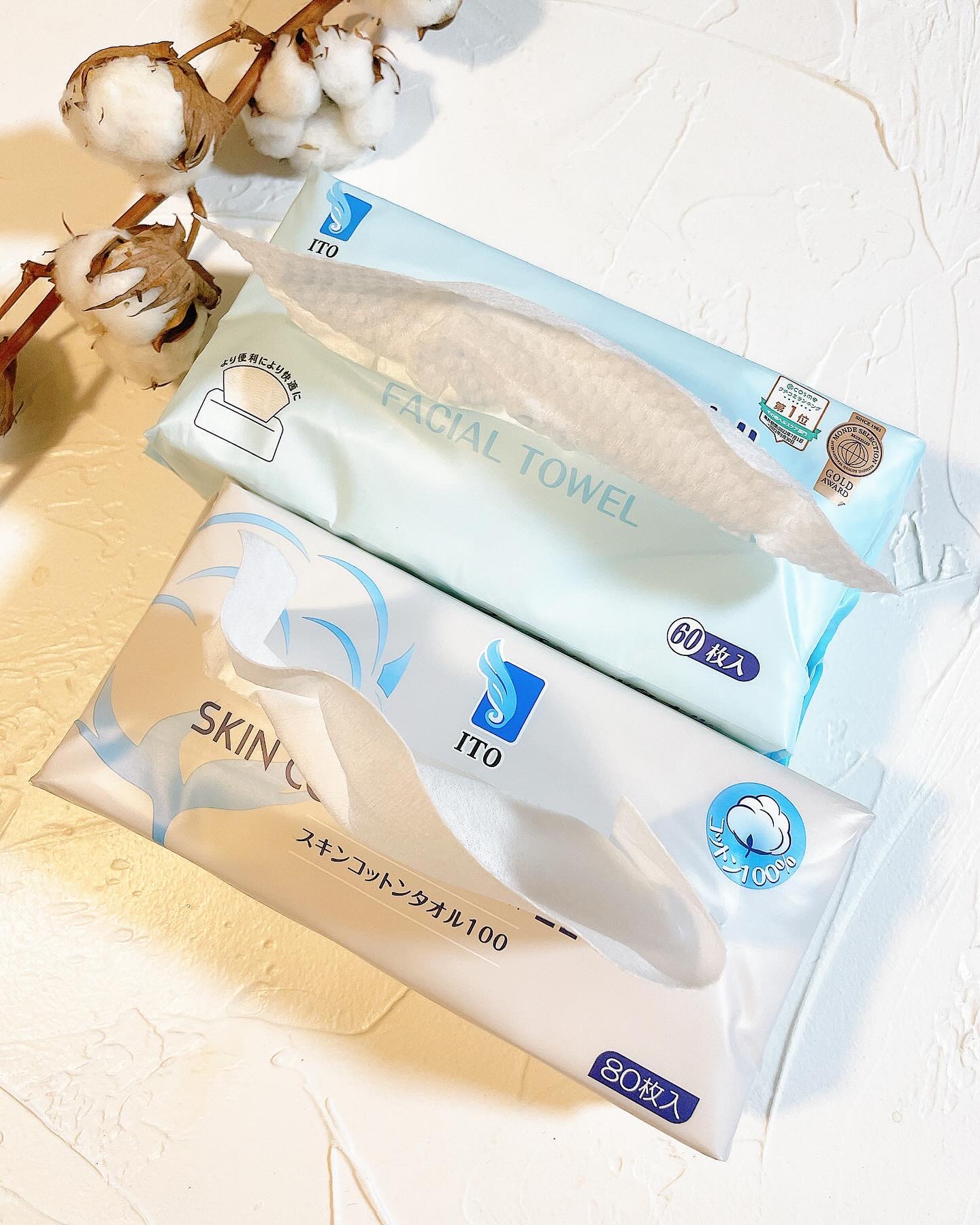 ITOフェイシャルタオル/ITO/クレンジングタオルを使ったクチコミ（2枚目）