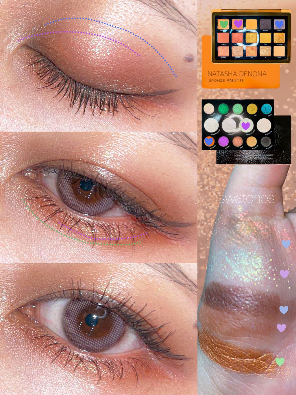 BRONZE PALETTE/Natasha Denona/アイシャドウパレットを使ったクチコミ（2枚目）