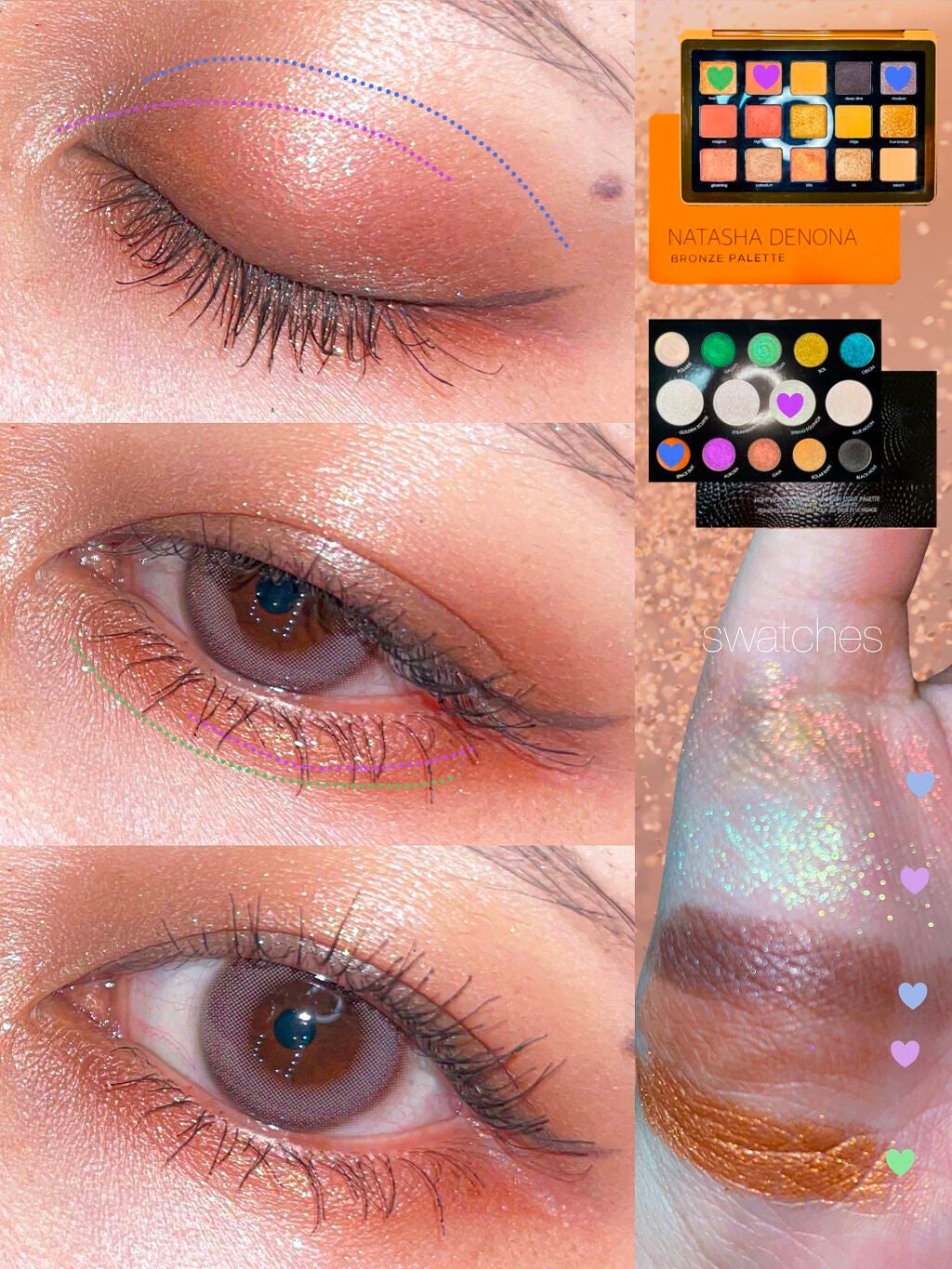 BRONZE PALETTE/Natasha Denona/アイシャドウパレットを使ったクチコミ(2枚目)