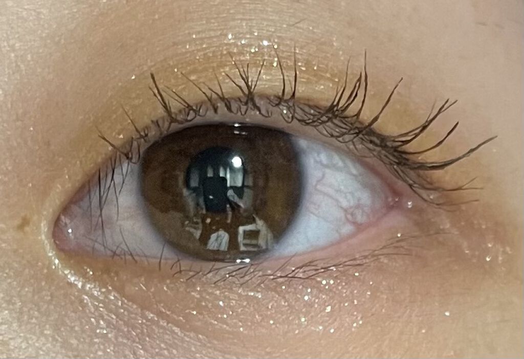 クイックラッシュカーラー　ロングマスカラ 02 ブラウン/キャンメイク/マスカラを使ったクチコミ（3枚目）