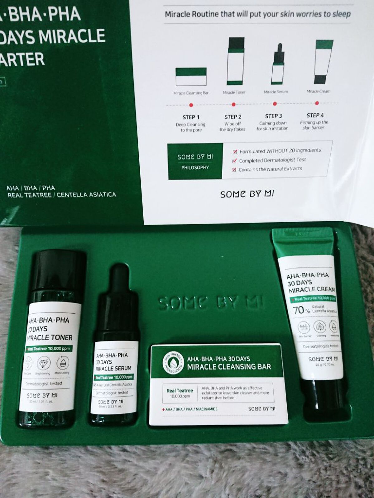 スターターキット/SOME BY MI/トライアルキットを使ったクチコミ（1枚目）