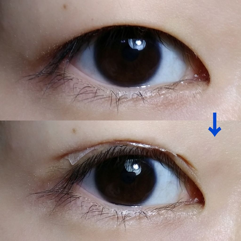 petitテープ3.5/メザイク/二重まぶた用アイテムを使ったクチコミ（3枚目）