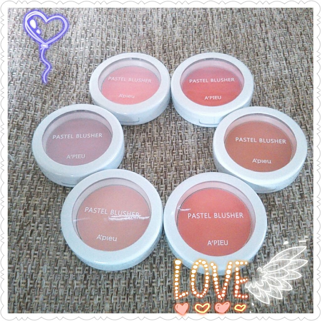 アピュー パステルブラッシャー/A’pieu/パウダーチークを使ったクチコミ(1枚目)