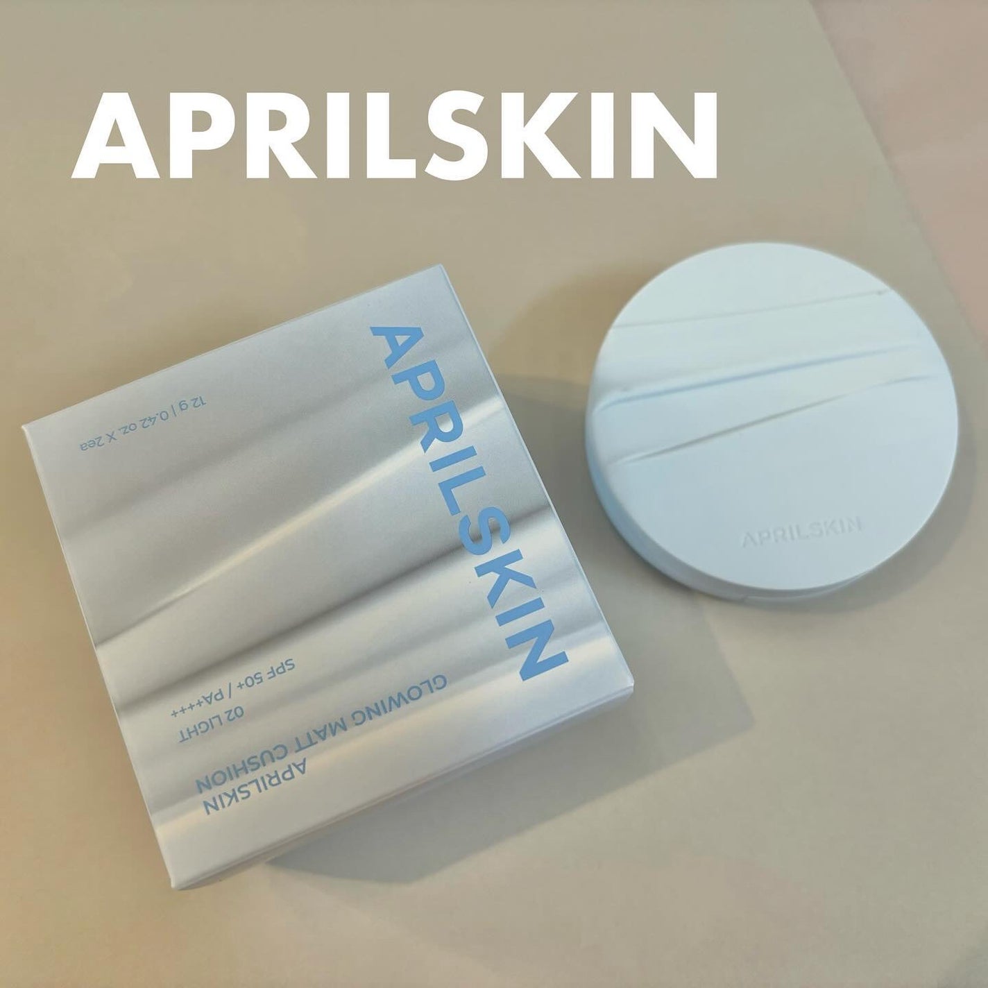 グロー マットクッション/APRILSKIN/クッションファンデーションを使ったクチコミ(1枚目)