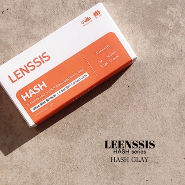 ハッシュシリーズ/LENSSIS/カラーコンタクトレンズを使ったクチコミ（2枚目）