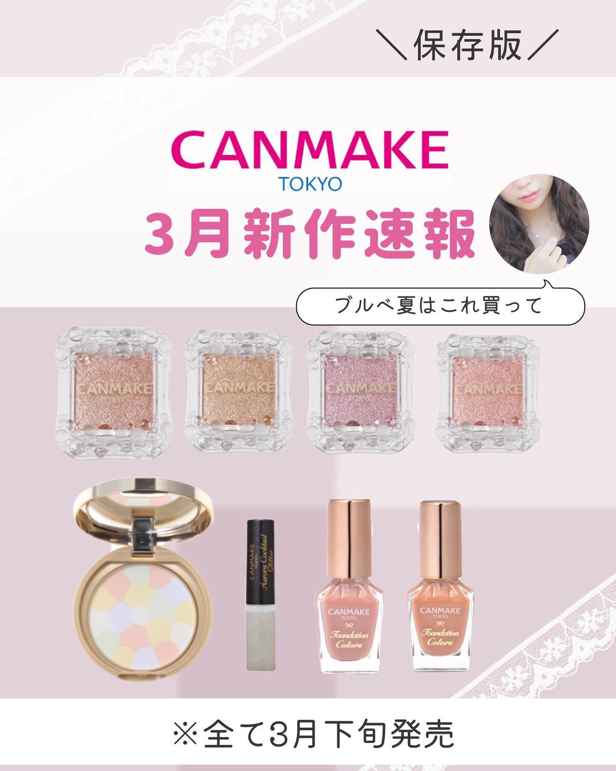 ファンデーションカラーズ/キャンメイク/マニキュアを使ったクチコミ(1枚目)