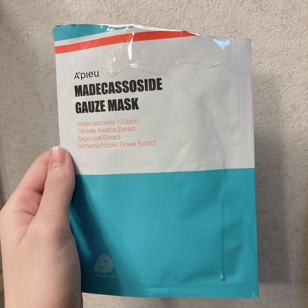 マデカソ　CICAシートマスク/A’pieu/シートマスク・パックを使ったクチコミ（1枚目）