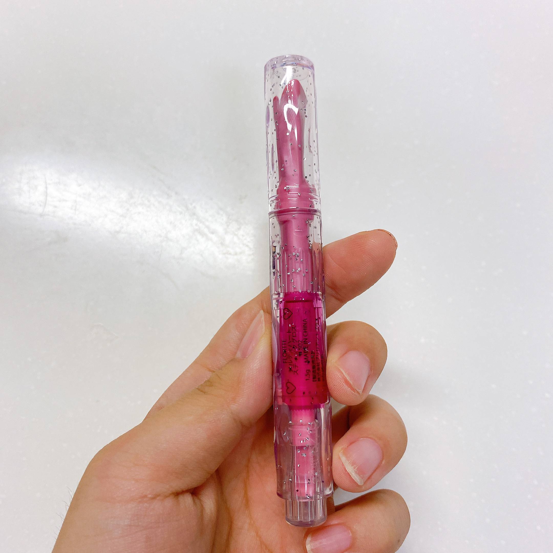 フロレット メルティーハート スティックグロス/FLORTTE/口紅を使ったクチコミ（3枚目）