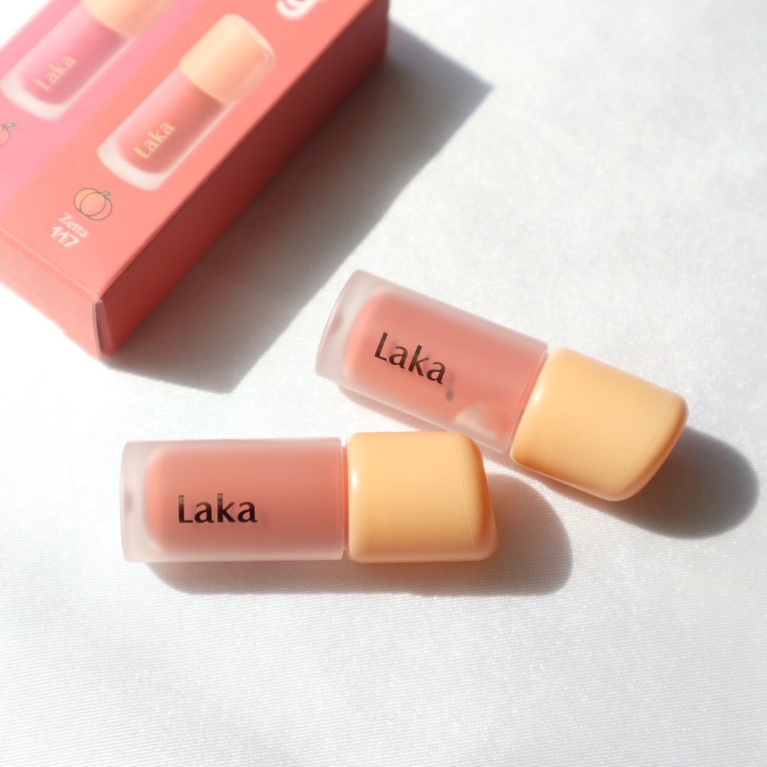 フルーティーグラムティント ミニデュオ #スプリングトーンエディション/Laka/リップティントを使ったクチコミ（1枚目）