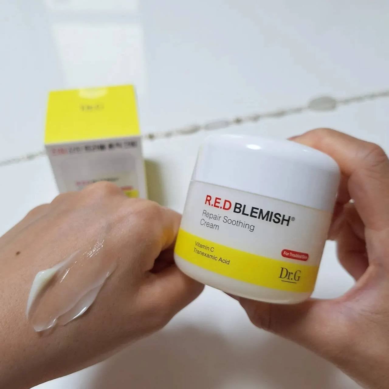 レッドブレミッシュ リペアスージングクリーム/Dr.G/フェイスクリームを使ったクチコミ(5枚目)