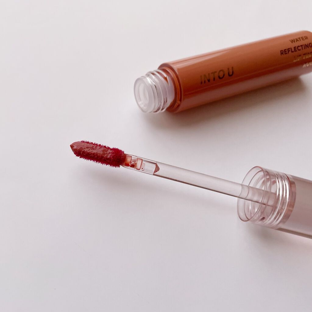 ウォーターリフレクティングリップティント/INTO U/リップティントを使ったクチコミ（3枚目）