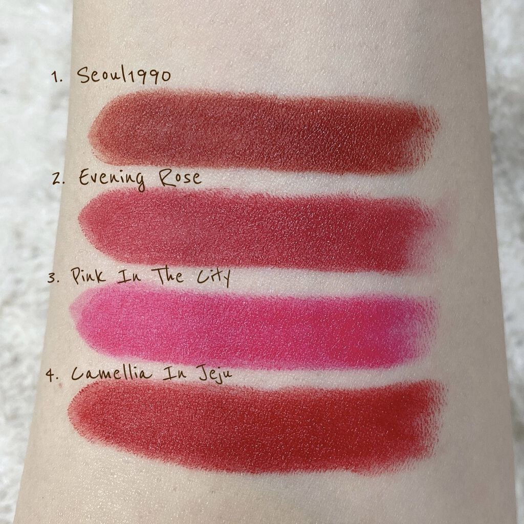 パウダーブラー リップスティック/INGA/口紅を使ったクチコミ（3枚目）