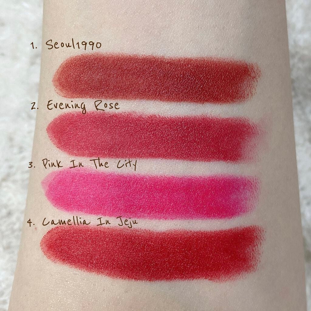 パウダーブラー リップスティック/INGA/口紅を使ったクチコミ(3枚目)