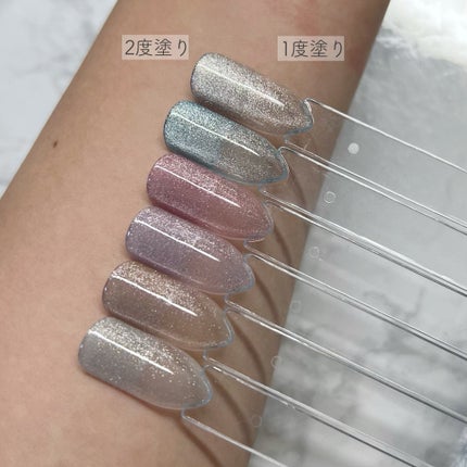 CTM+マグアートジェル/crayontouch-me plus/ジェルネイルを使ったクチコミ(4枚目)