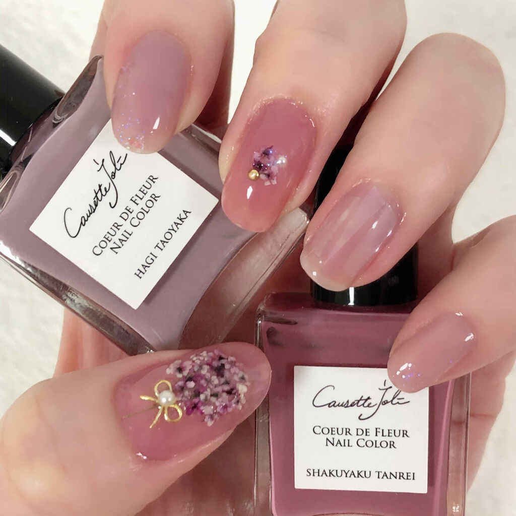 Coeur de Fleur Nail Color HAGI TAOYAKA 【はぎたおやか】/Causette.Joli/マニキュアを使ったクチコミ（1枚目）