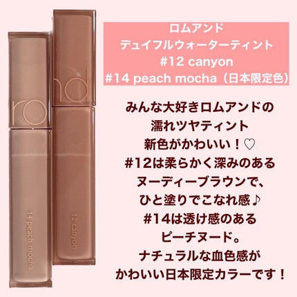 デュイフルウォーターティント/rom&nd/リップティントを使ったクチコミ(2枚目)